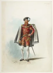 Saint-Saëns - Henrique VIII - Mock-ups de fantasias - Lacoste - 6. Senhor